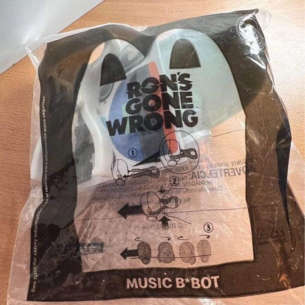 Ron's Gone Wrong MUSIC B*BOT #3 BBot McDonald's 2021 Happy Meal Toy NEW